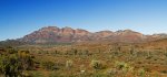 panoramic view of flinders ranges national park